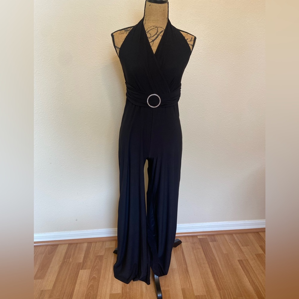 Sexy Black Halter Jumpsuit by PerSeption Concept